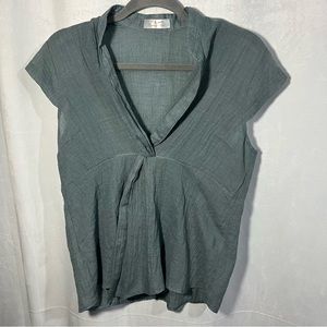 Canting Raja‎ Blouse Olive Green Imported